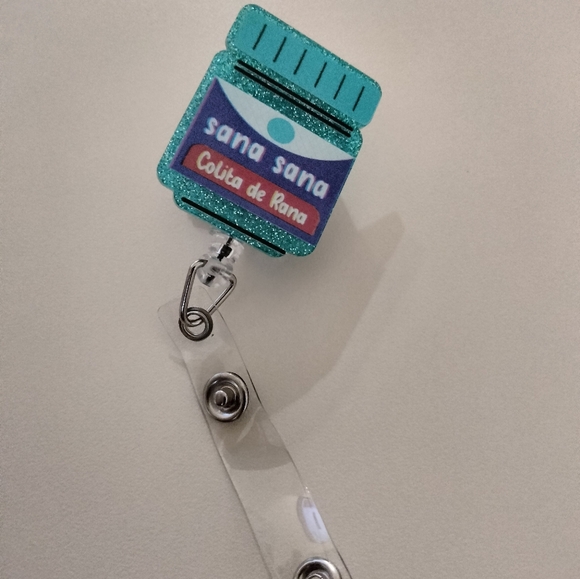 Funny Retractable Badge Holder with Alligator Clip ID Card Holder - Picture 7 of 8